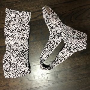 Black and white bikini